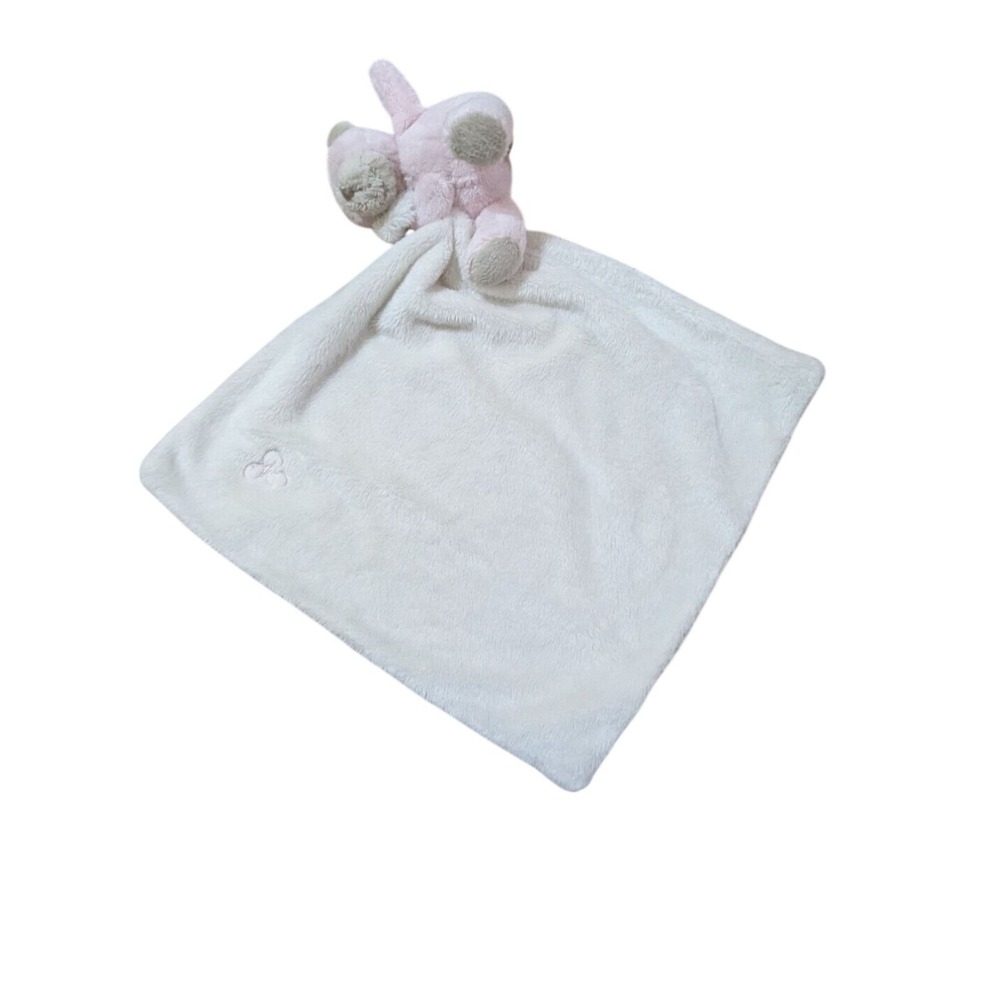 Baby Security Blanket  lovey With Plush‎ Bear Toy  By MSC Mainstreet Collection